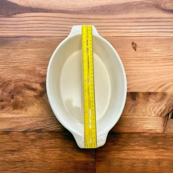 French Chasseur Large Matte Black and Ivory Ceramic Casserole Dish EUC - Picture 7 of 8